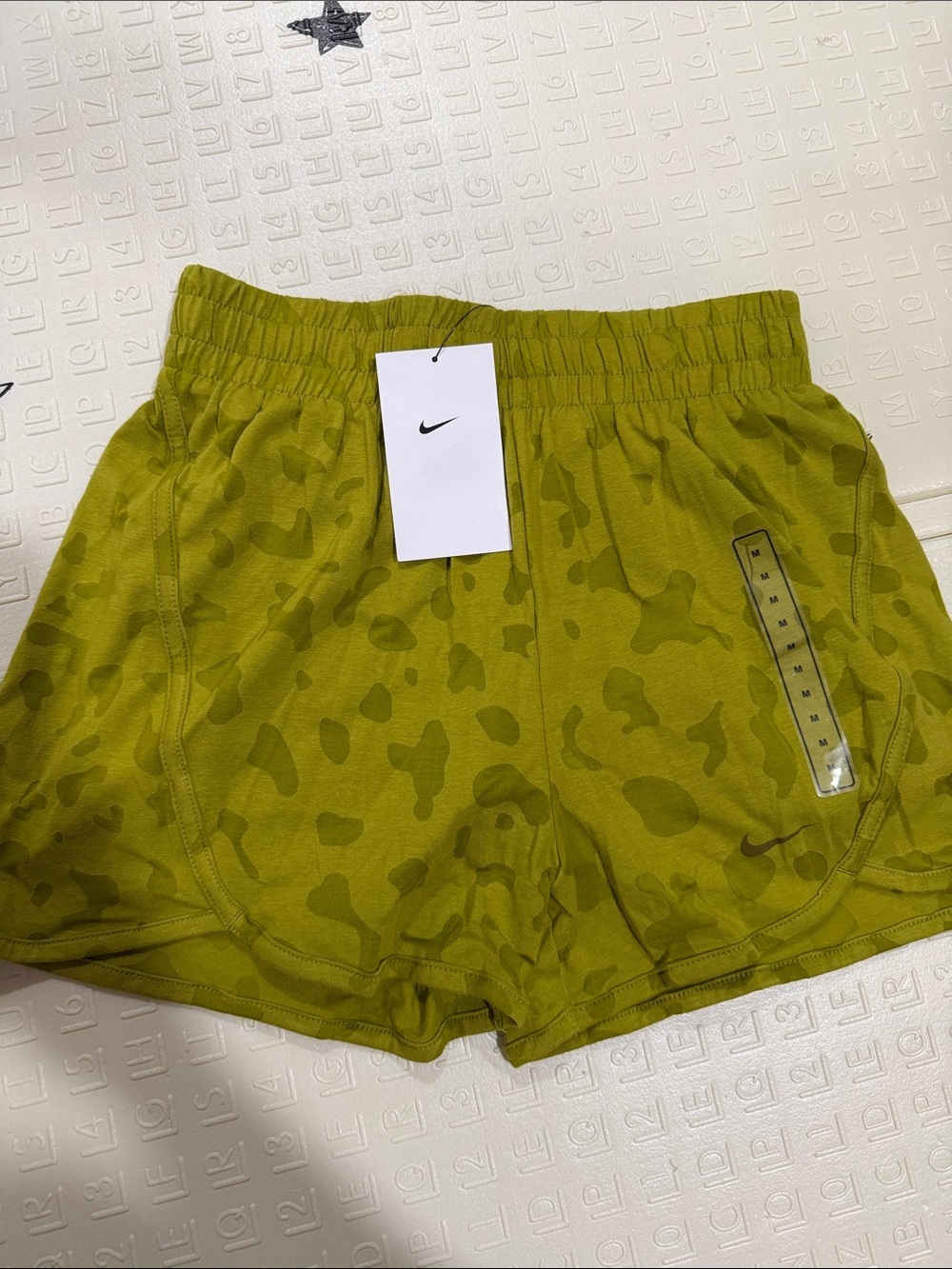 Nike Olive Camo Running Shorts